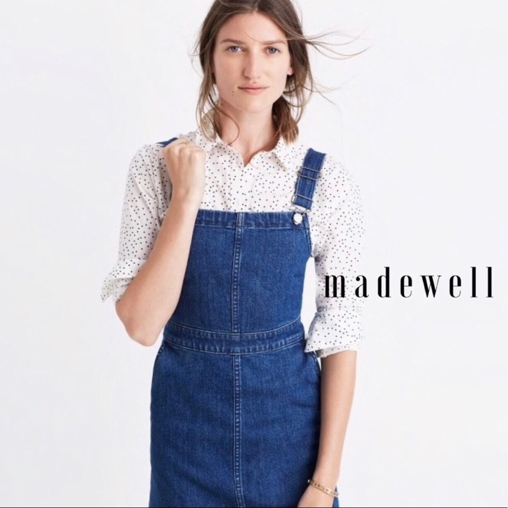 Madewell Denim Dress - Overall Jumper